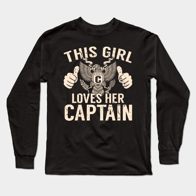 CAPTAIN Long Sleeve T-Shirt by Jeffrey19988